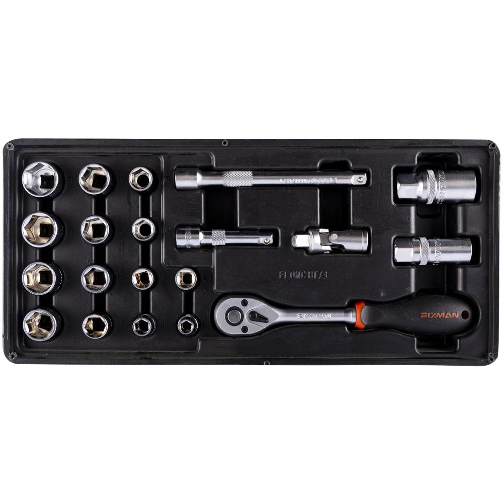 Fixman 20 Pc 3/8' Dr.Sockets & Accessories - Livestainable.co.za