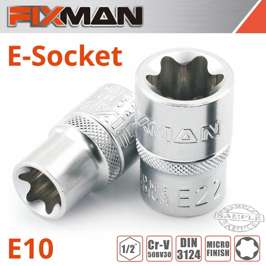 Fixman 1/2' Drive E Socket 6 Point E10 - Livestainable.co.za