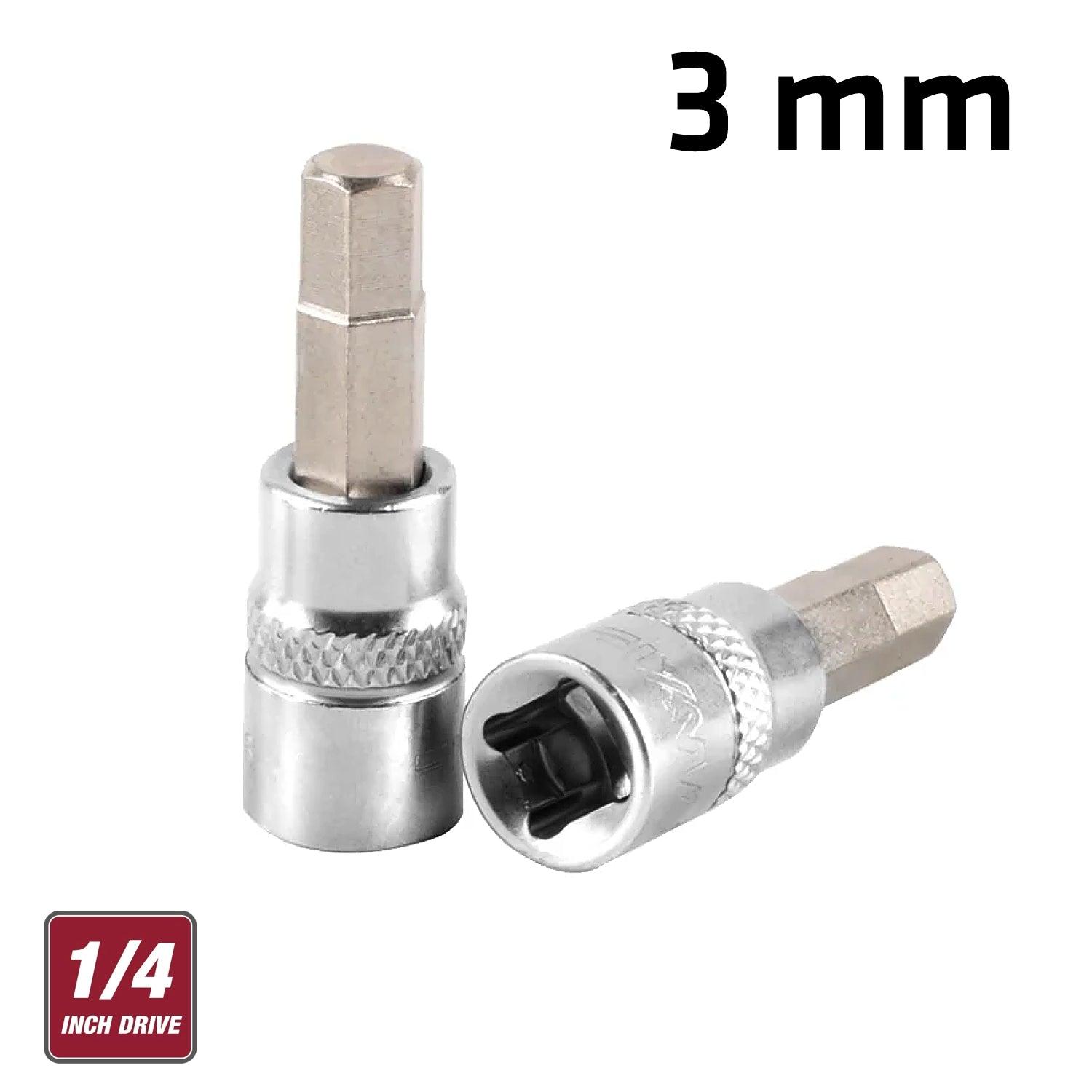 Fixman 1/4' Dr.Bit Socket 3 Mm Hex Allen H3 - Livestainable.co.za