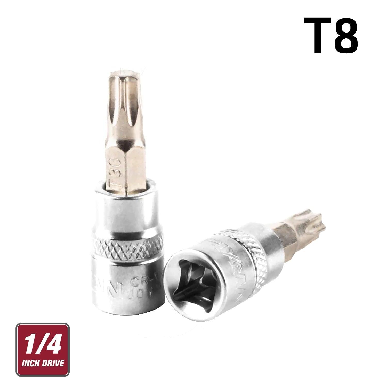 Fixman 1/4' Dr.Bit Socket Torx T8 - Livestainable.co.za