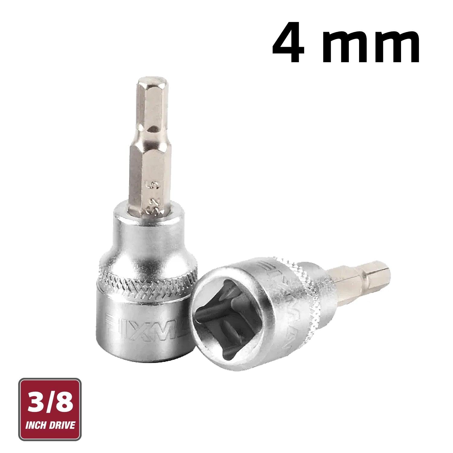 Fixman 3/8' Dr.Bit Socket 4 Mm Hex Allen H4 - Livestainable.co.za