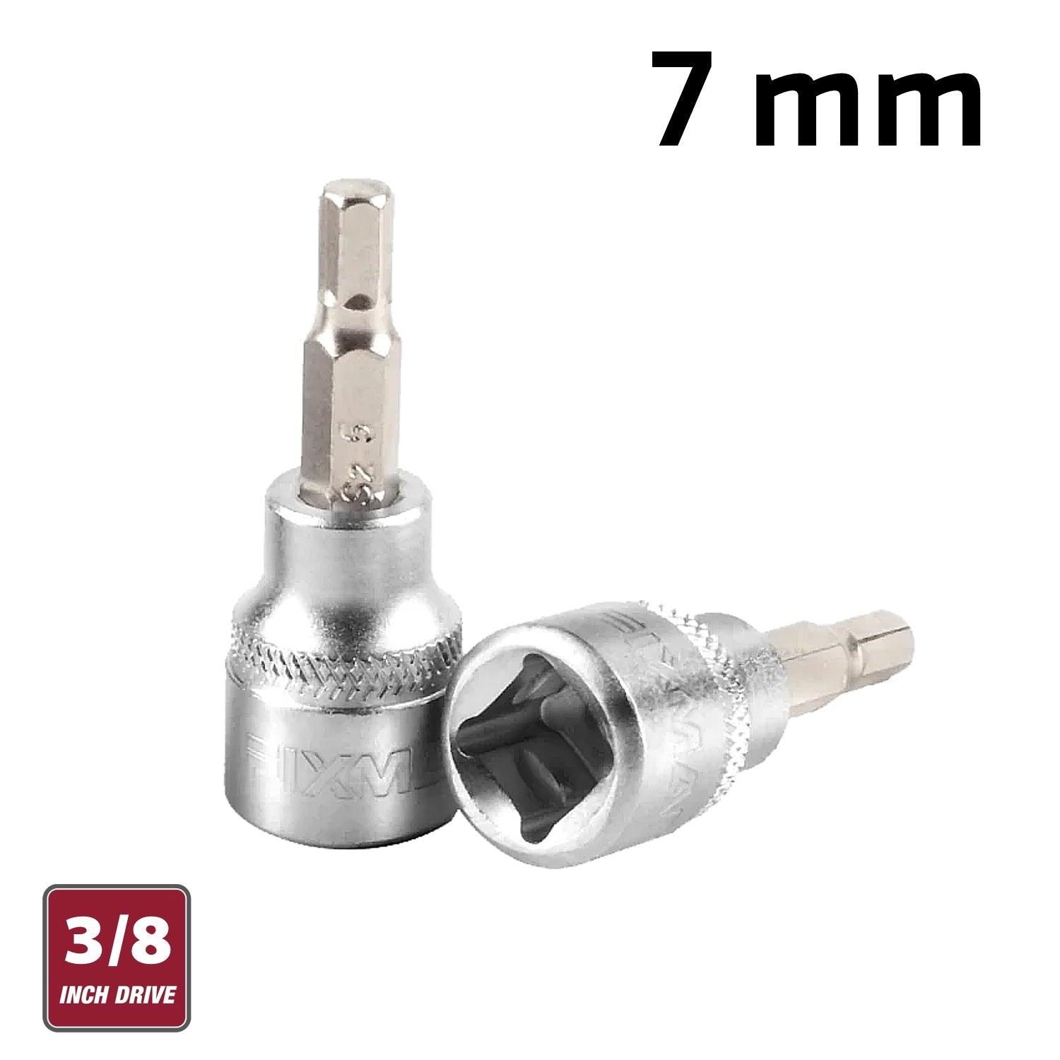 Fixman 3/8' Dr.Bit Socket 7 Mm Hex Allen H7 - Livestainable.co.za