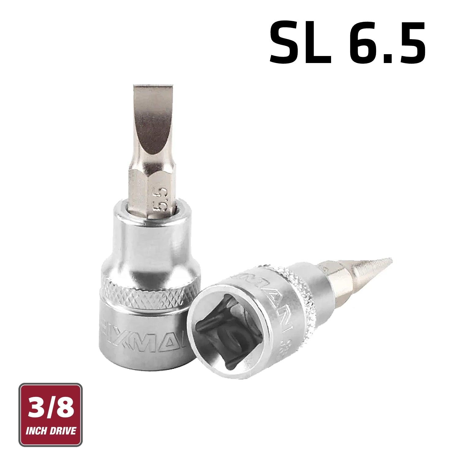 Fixman 3/8' Dr.Bit Socket Sl6.5 Slotted Screwdriver Bit - Livestainable.co.za