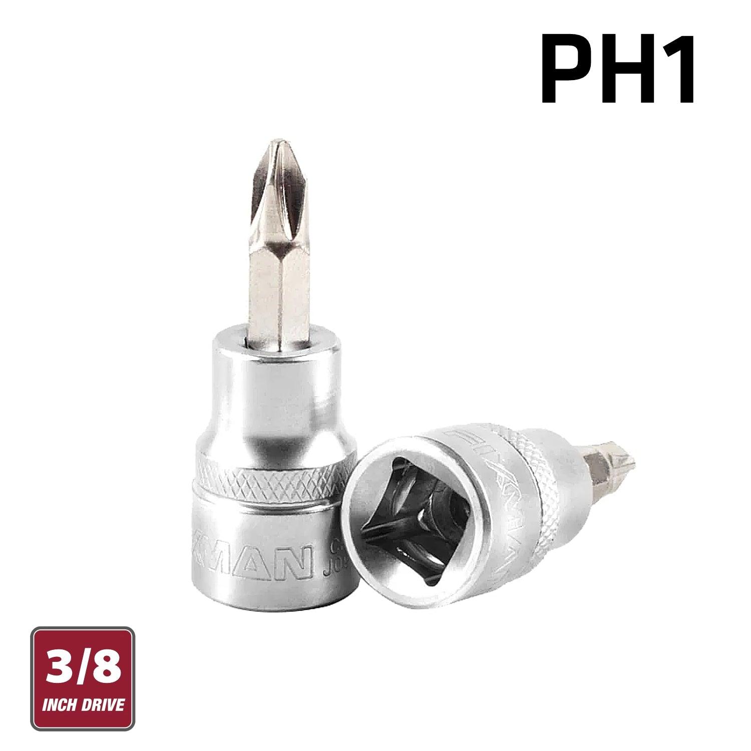 Fixman 3/8' Dr.Bit Socket Ph1 Phillips Screwdriver Bit - Livestainable.co.za