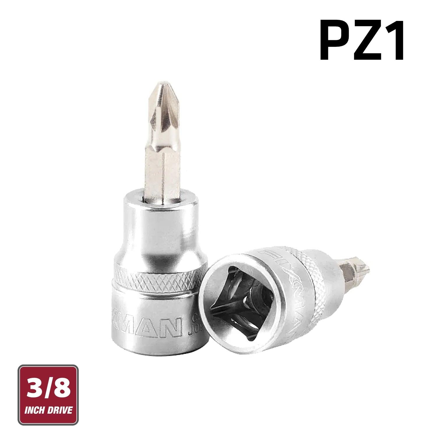 Fixman 3/8' Dr.Bit Socket Pz1 Pozi Screwdriver Bit - Livestainable.co.za