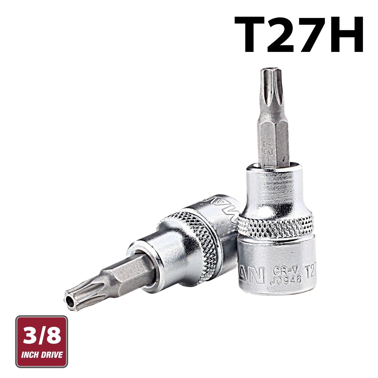 Fixman 3/8' Dr.Bit Socket T27 H Torx Security - Livestainable.co.za