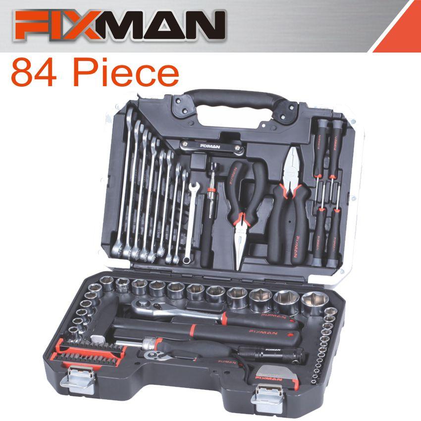 Fixman Socket Tool Set 84 Pc 1/4'&1/2' Drive - Livestainable.co.za