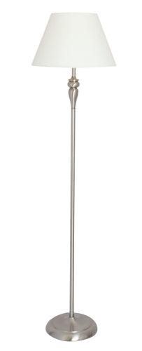 Hamsphire Floor Light 410mm Satin Chrome - Livestainable.co.za