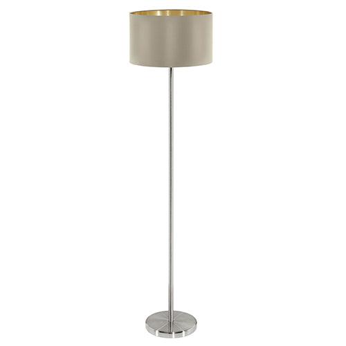 Maserlo Floor Light 380mm Taupe/Gold - Livestainable.co.za