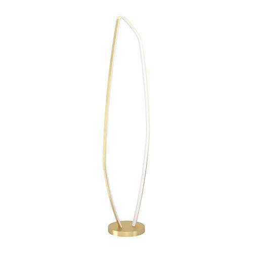 Vallerosa Floor Light Brushed Brass Led 25.2w 3000 K - Livestainable.co.za