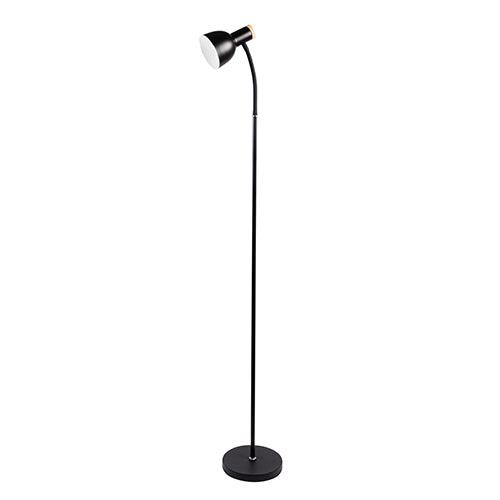 Arc Floor Light Black E27 1x40w - Livestainable.co.za