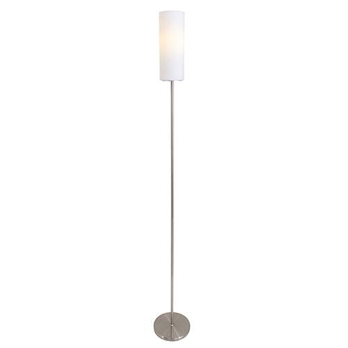 Troy3 Floor Light 200mm Satin Chrome - Livestainable.co.za