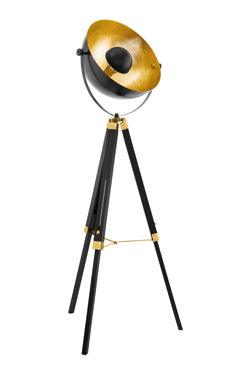 Covaleda Floor Light 840mm Black/Gold - Livestainable.co.za