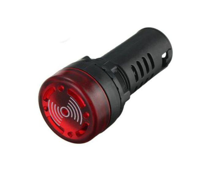 Buzzer 22mm Dc Red/Flash 24 V Bu Dc 24 V R+F - Livestainable.co.za