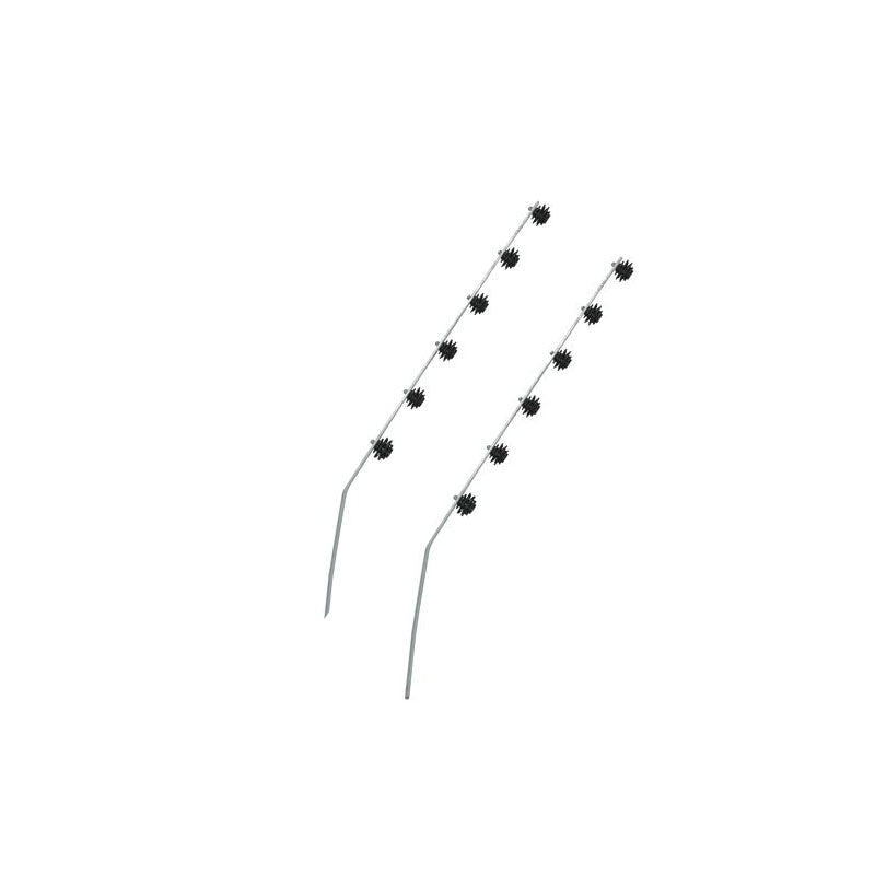 Nemtek Flat Bar 5 Wire Angled Black Powder Coated Bracket
