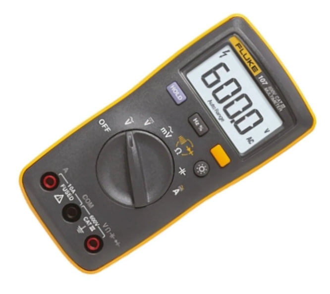 Hand Held Multimeter Dmm Compact Palm Size Fluke 107