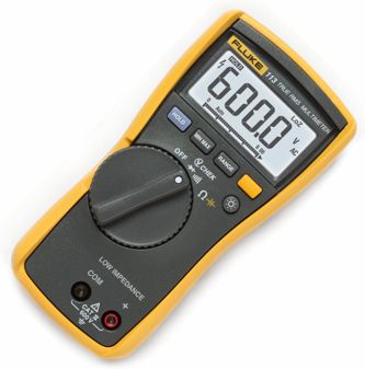 Hand Held Multimeter / Dmm V,I,C,R,F Fluke 113