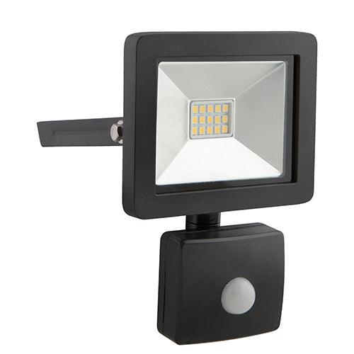 Led 10w Floodlight & Sensor Black 4000 K - Livestainable.co.za