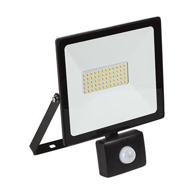 Led 50w Floodlight & Sensor Black 4000 K - Livestainable.co.za