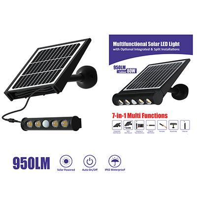 Solar Floodlight Black Led 950lm 6000 K - Livestainable.co.za