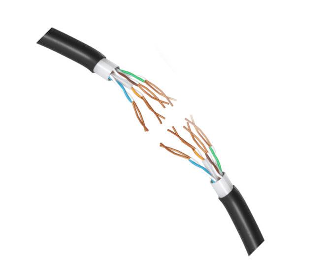 Cat6 Ftp Ethernet Cable Cca 8 C Solid Black 18102223 - Livestainable.co.za