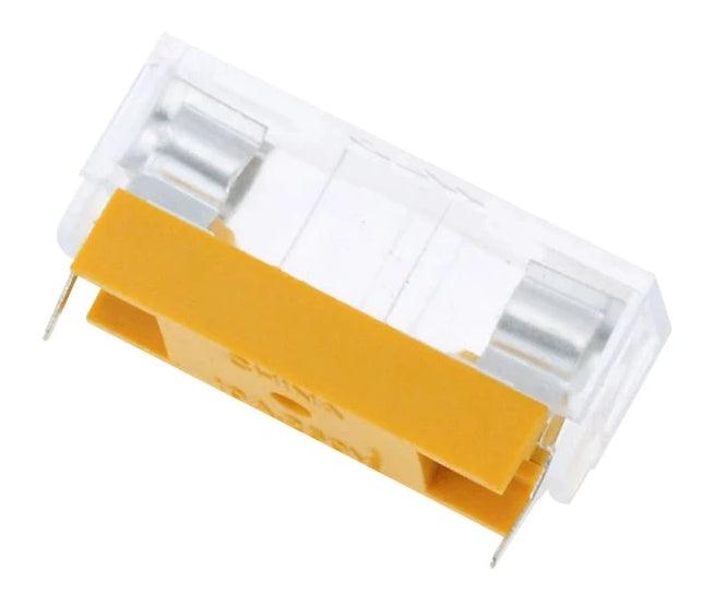 Fuse Holder 5x20 Pcb With Clear Cover Debulk 210552 - Livestainable.co.za