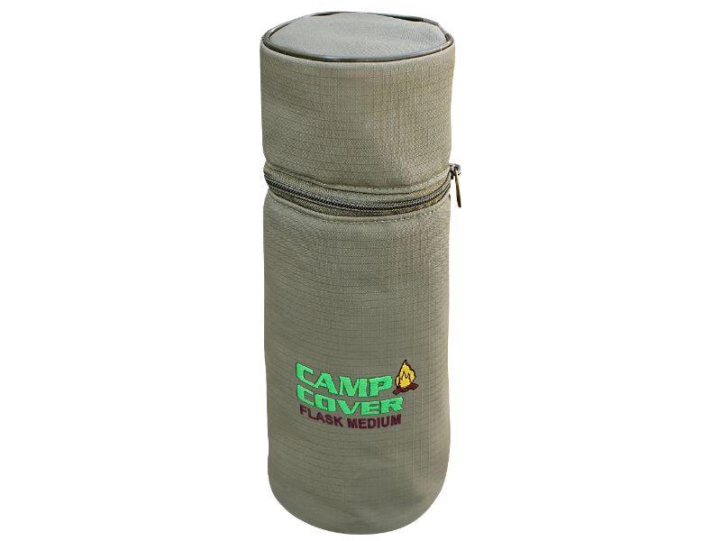 Camp Cover Flask Protector Ripstop Medium Khaki - Livestainable.co.za