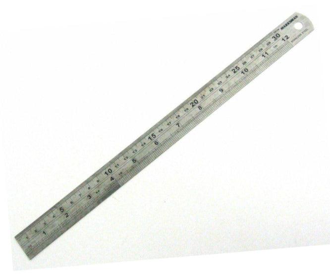 Ruler Steel Metric/Imper. 30 Cm G011 02 - Livestainable.co.za