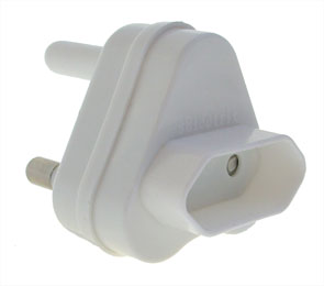 2 Pin Euromate Adaptor Plug 3 Pin Sa Plug To 2 Pin 5 A G0295