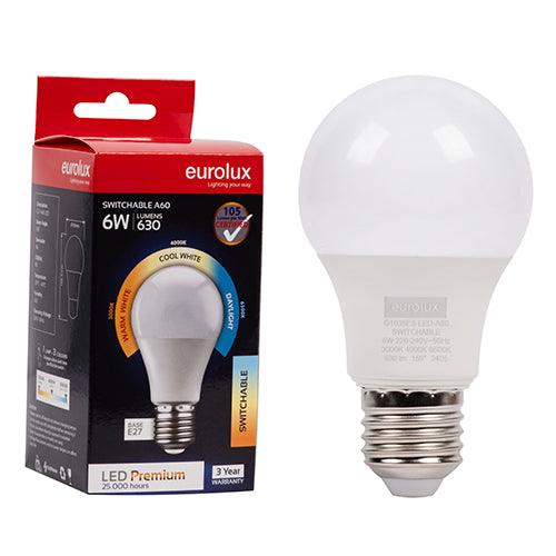 A60 Premium Switchable 6w Led E27 N - Livestainable.co.za