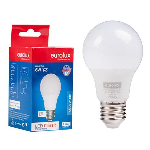 A60 Classic 6w Led E27 4000 K Single N - Livestainable.co.za