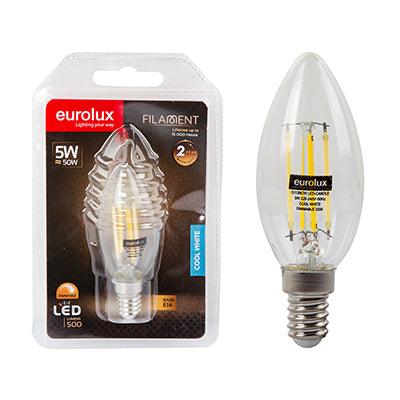 Candle Filament Clear 6w Led E14 4000 K Dimmable N - Livestainable.co.za