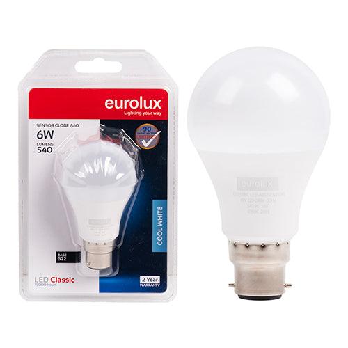 A60 Classic Day/Night Sensor 6w Led B22 4000 K N - Livestainable.co.za