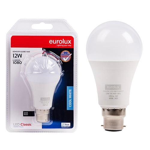 A60 Classic Day/Night Sensor 12w Led B22 4000 K N - Livestainable.co.za