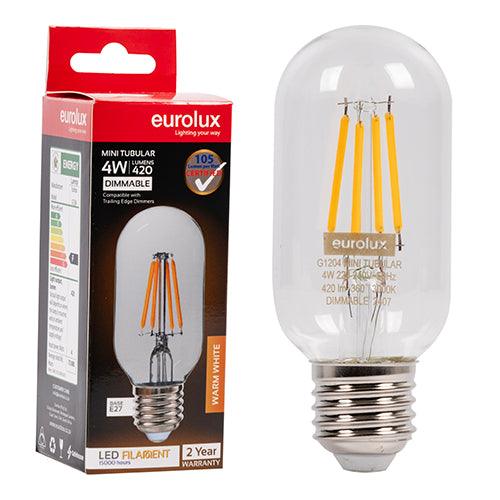 Mini Tubular Filament 4w Led E27 3000 K Dimmable - Livestainable.co.za