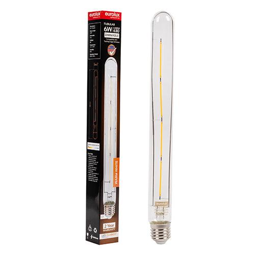 Tubular Filament T30 300 6w Led E27 3000 K Dimmable - Livestainable.co.za