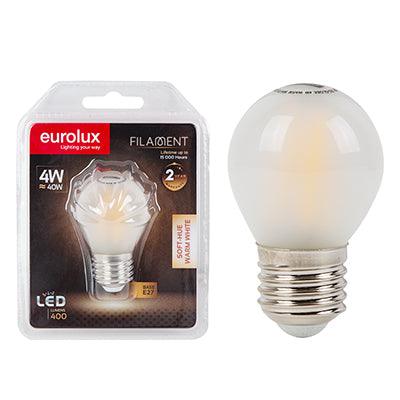 Golfball Filament Frosted 4w Led E27 3000 K - Livestainable.co.za