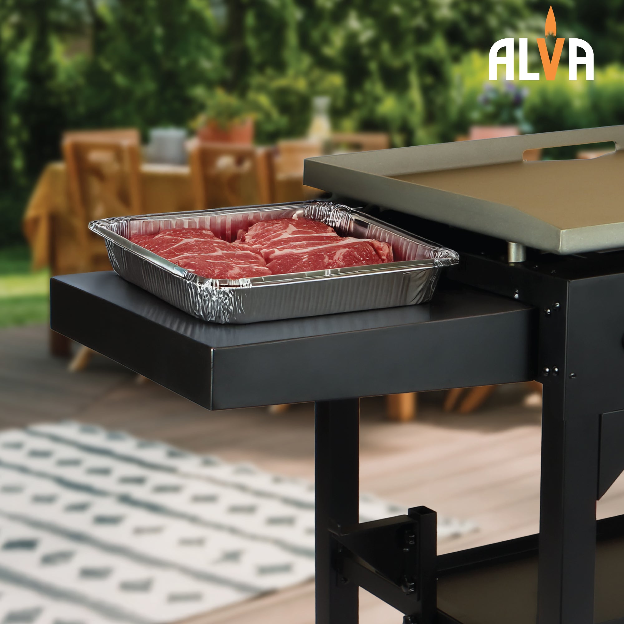 Fuji 4 Burner Gas Griddle Bbq Station