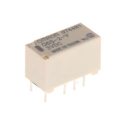 Relay Dpdt 2 A 3 Vdc Rec 8 Pcb G6 S 2 Y 3 Dc