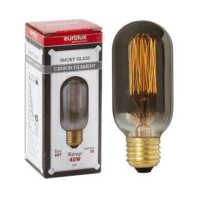 Eurolux Smokey Cb Filament Mini Tubular E27 40w Squirrel (G1205)