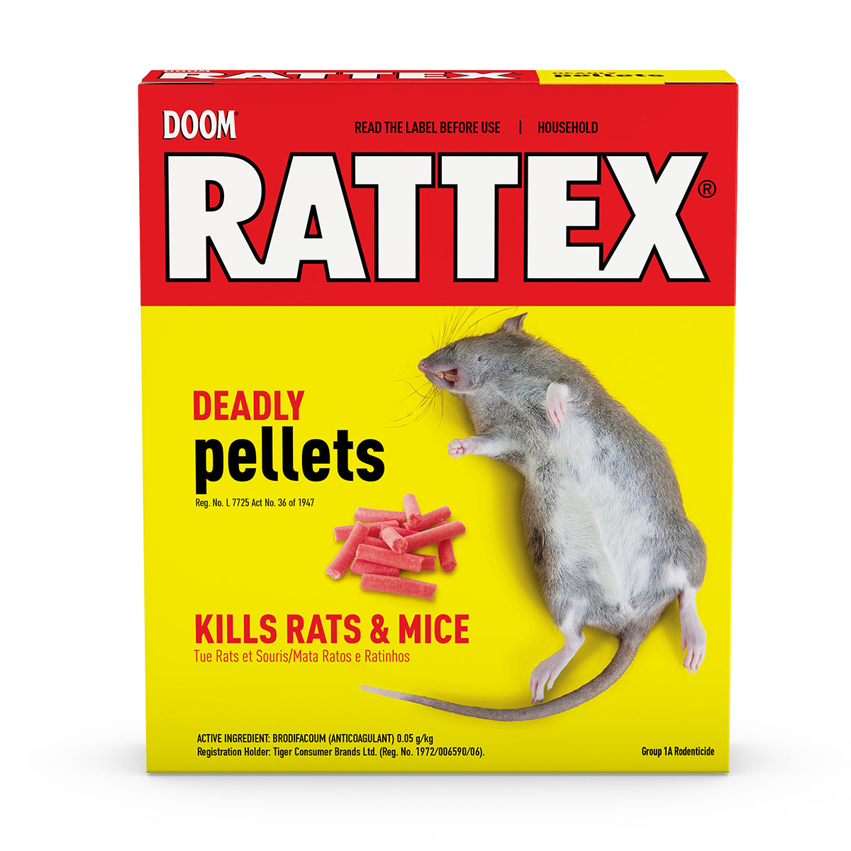 Doom Rodent Pellets Rattex 100 G