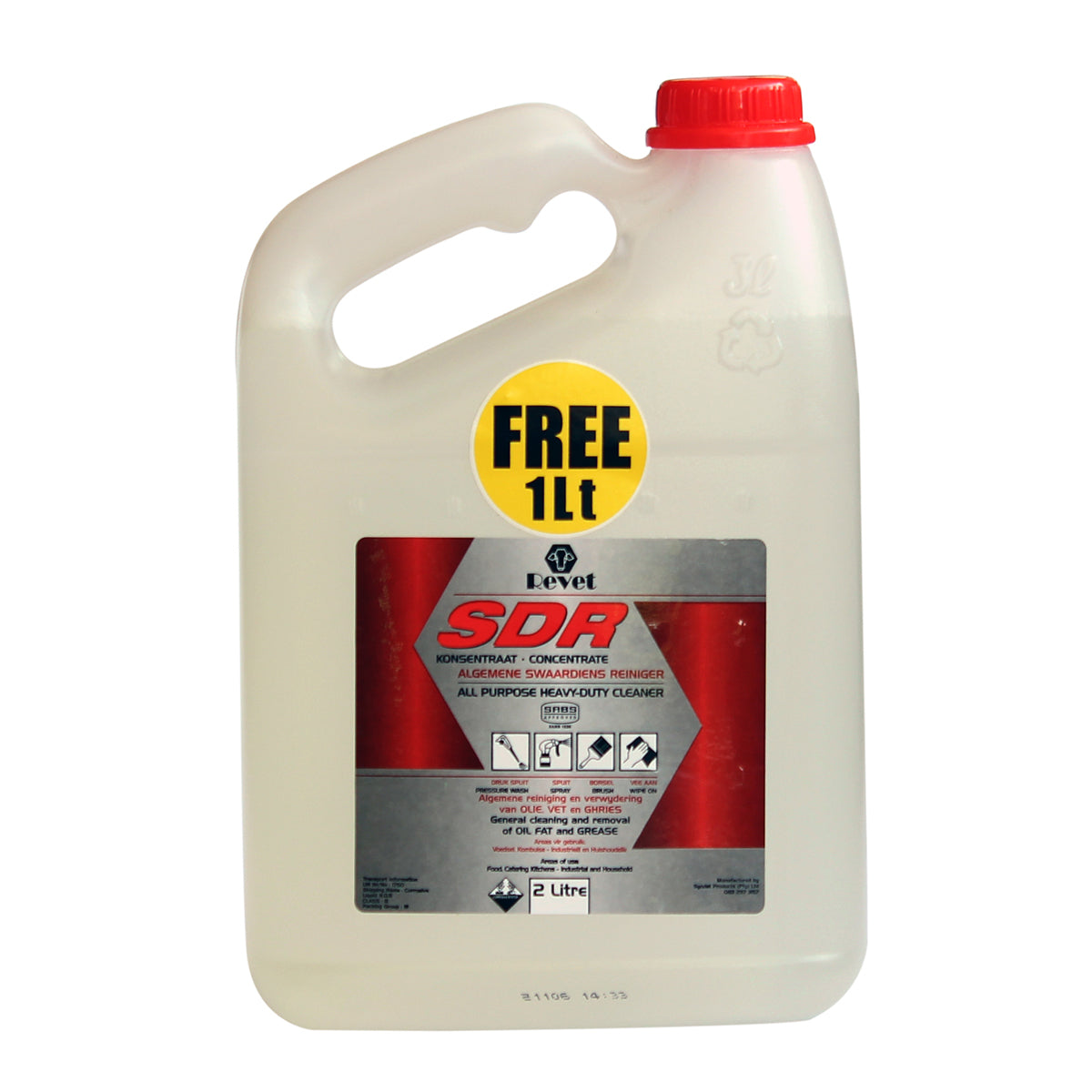 Revet Sdr All Purpose Heavy Duty Cleaner 3 L