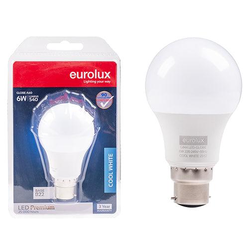 A60 Premium 6w Led B22 4000 K N - Livestainable.co.za