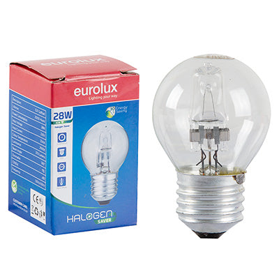 Eurolux Halogen Golfball E27 28w (G1026)
