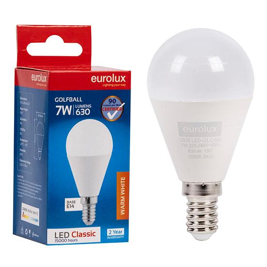 Golfball Classic 7w Led E14 3000 K N - Livestainable.co.za