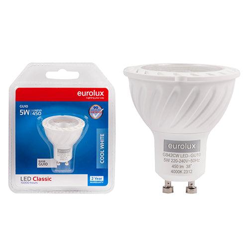 Gu10 Premium Clear Lens 5w Led 4000 K N - Livestainable.co.za