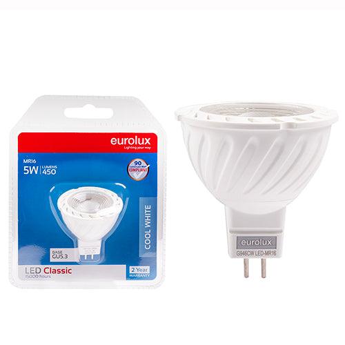 Mr16 Premium Clear Lens 5w Led Gu5.3 4000 K N - Livestainable.co.za