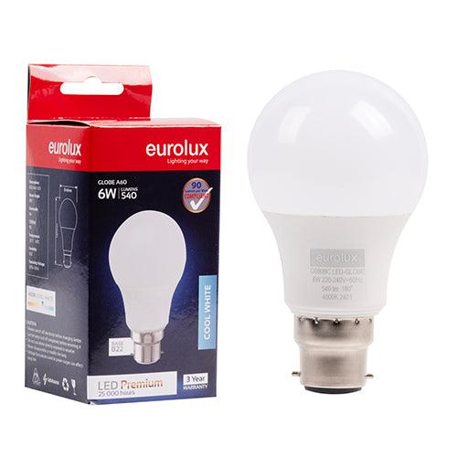 A60 Premium 6w Led B22 4000 K N - Livestainable.co.za