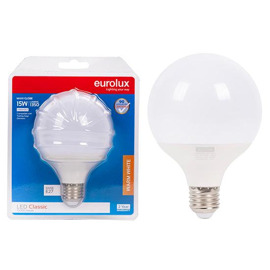 Maxi Globe Classic G95 15w Led E27 3000 K Dimmable N - Livestainable.co.za