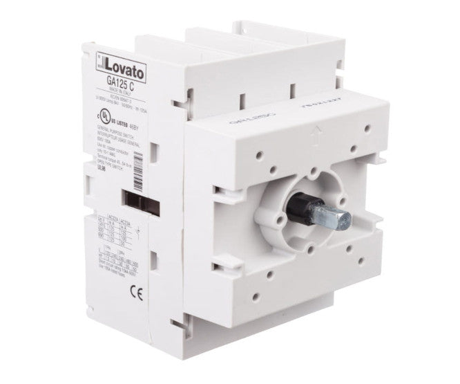 Din Rail Load Break Switch 125 A 3 P 55 Kw Ga125 C